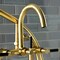 Aqua Vintage Deck-Mount Clawfoot Tub Faucet, Brushed Brass, Deck Mount AE8107DKL - alternate 2